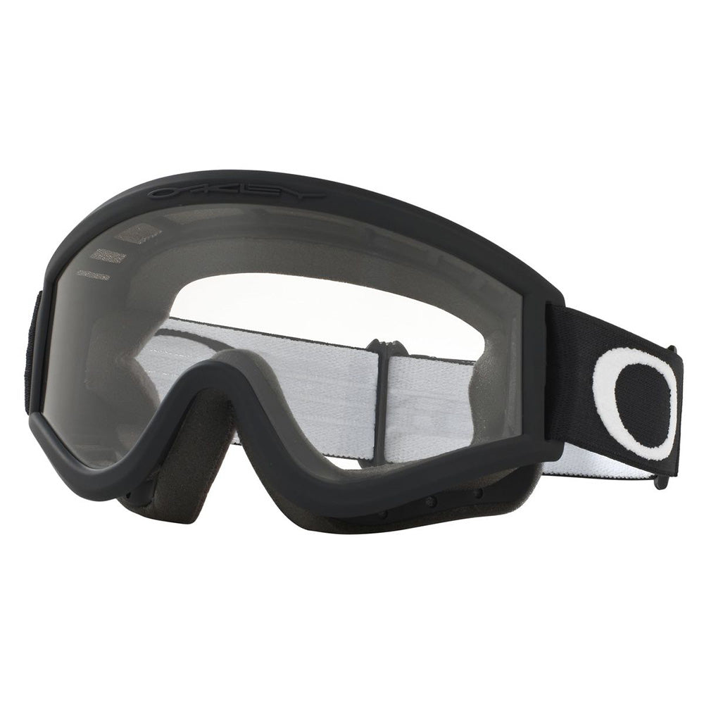 L-Frame MX Goggle Sand Jet Black with Dark Grey & Clear Lens