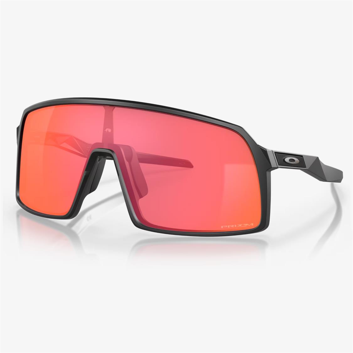 Sutro Sunglasses Matte Black w PRIZM Trail Torch L